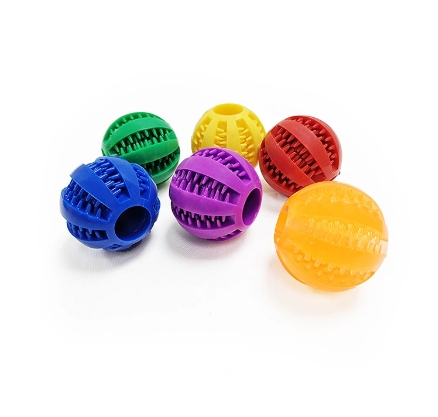 Hondenspeelgoed TPR Treat Ball: Bouncy, Tough en Treat-Ful Fun