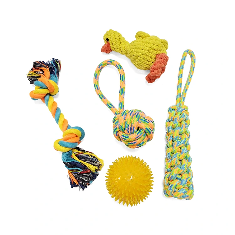 5 Pack Dog Rope speelgoed voor kinderziektes