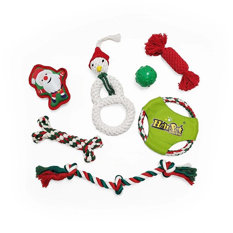 Kerstdog speelgoed 7 pack