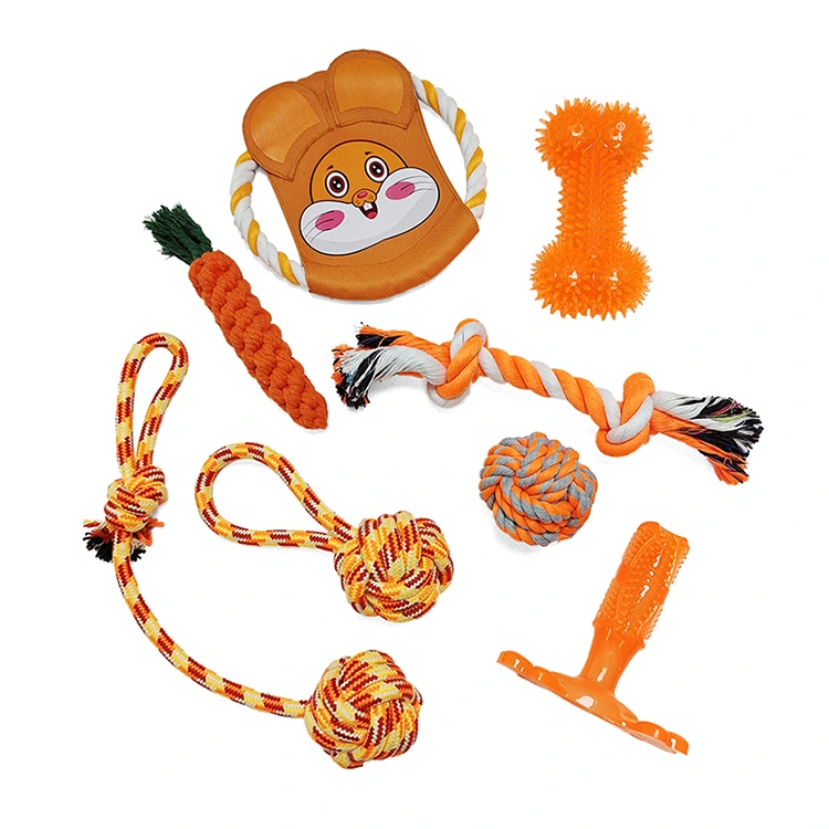 Binnensoor buiten 8 pc's pack hondenspeelgoed