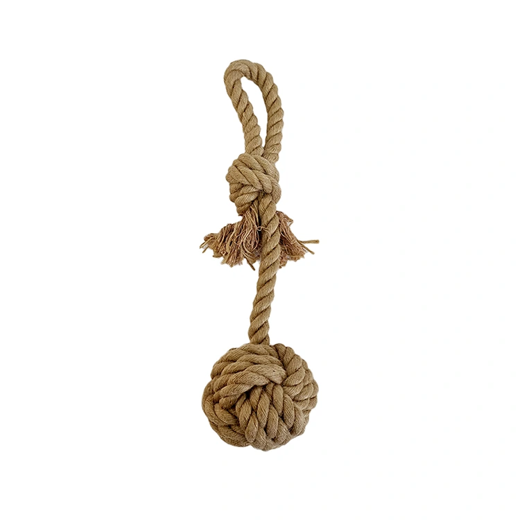 Jute touw hondenspeelgoed